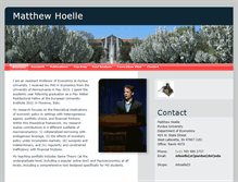 Tablet Screenshot of matthew-hoelle.com